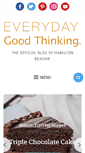 Mobile Screenshot of everydaygoodthinking.com